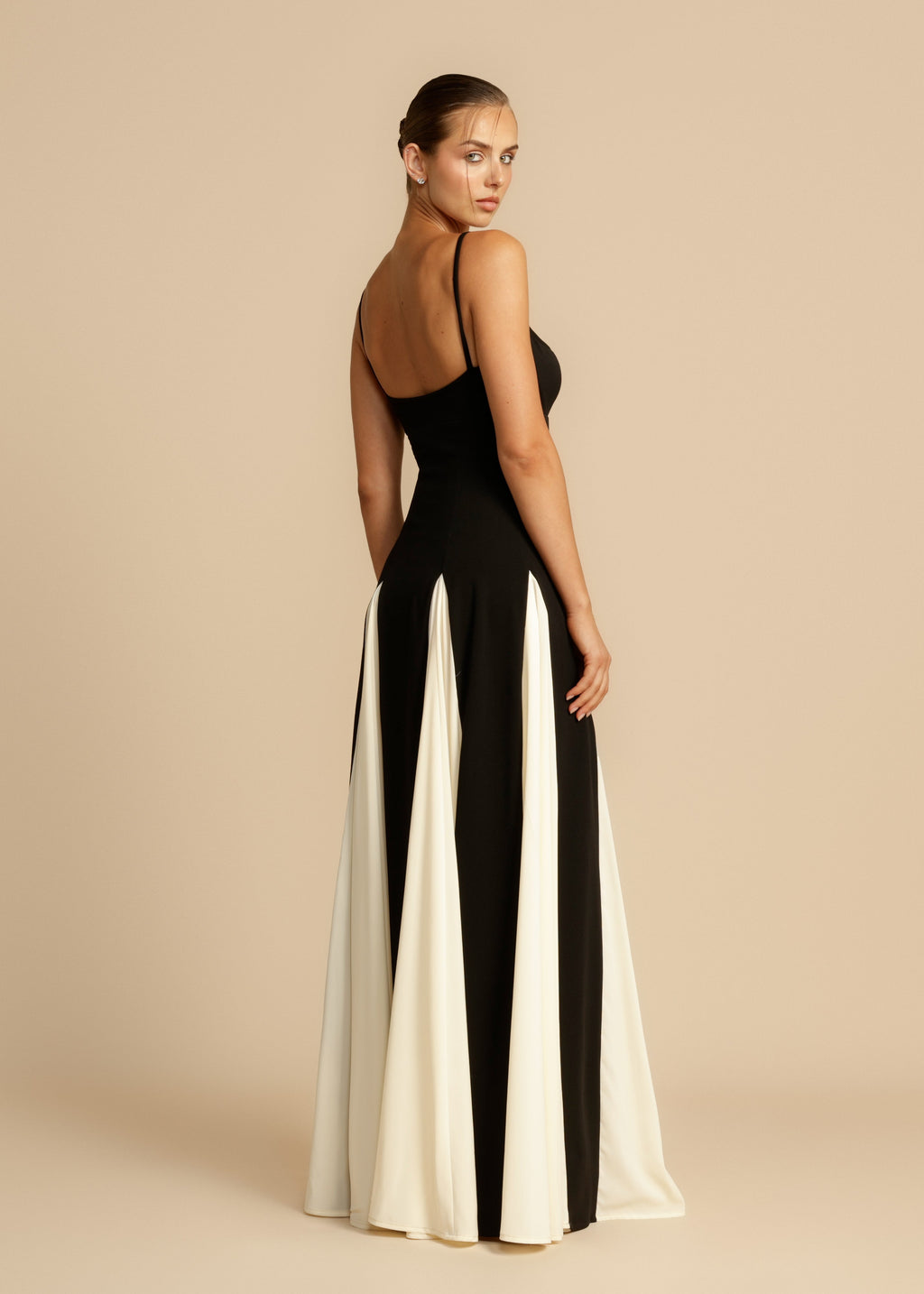 Paloma Maxi — Colorblock Elegance