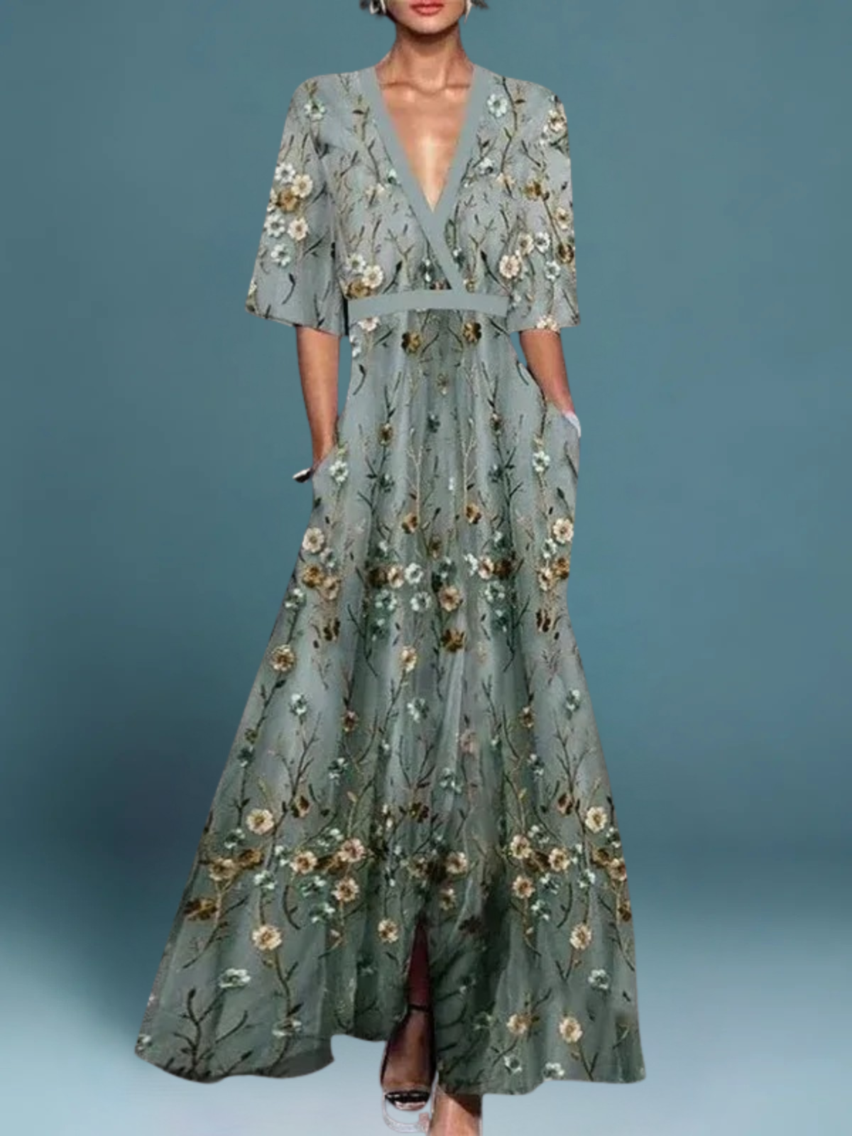 Roos™ - Robe Florale Intemporelle