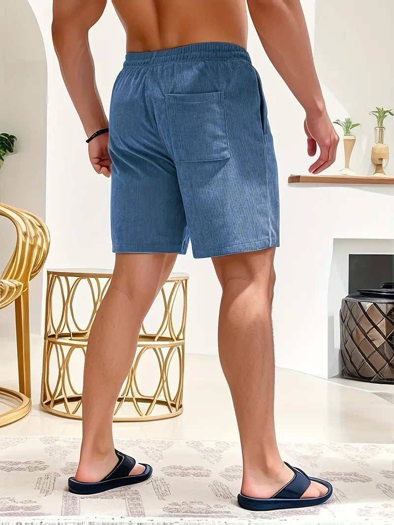 The Cael Corduroy Shorts — Forest