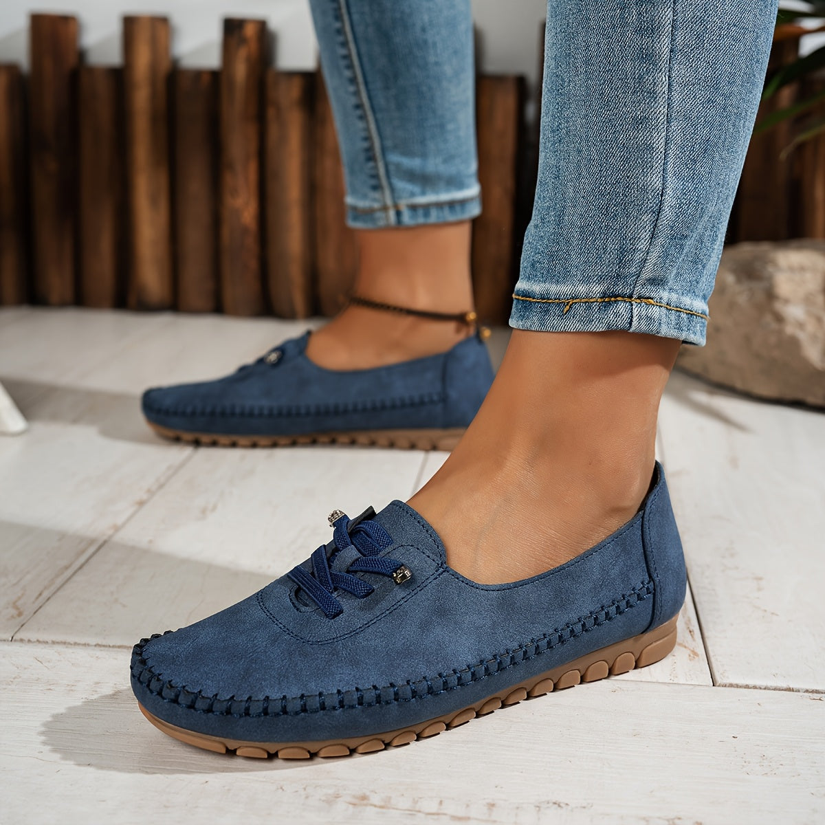 The Ellen — Whisper Suede Moccasins