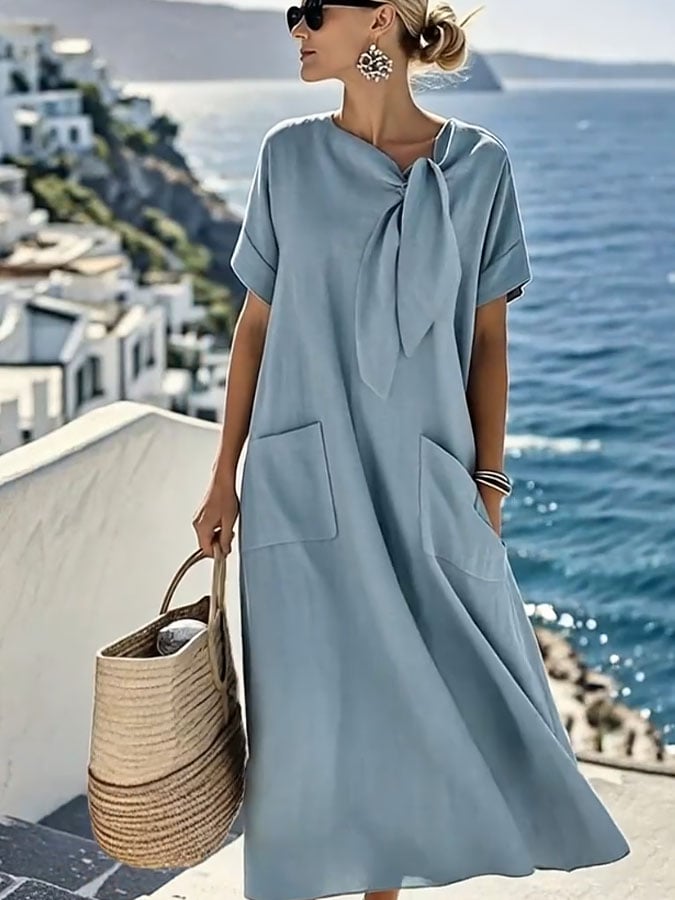 Mireille™ — Robe d'été en coton, légère et aérienne