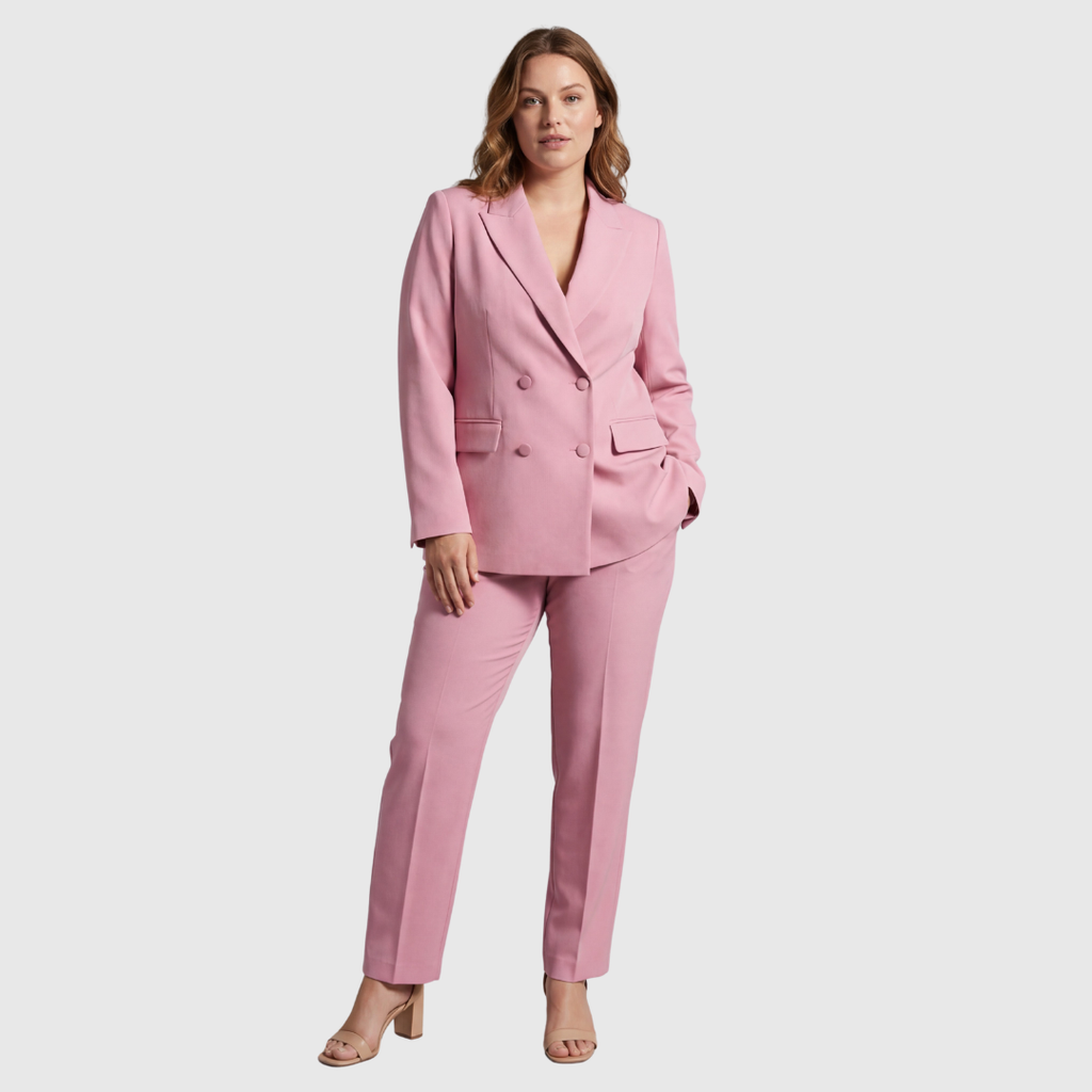 The Lysandra Suit — Blush Tailored Set