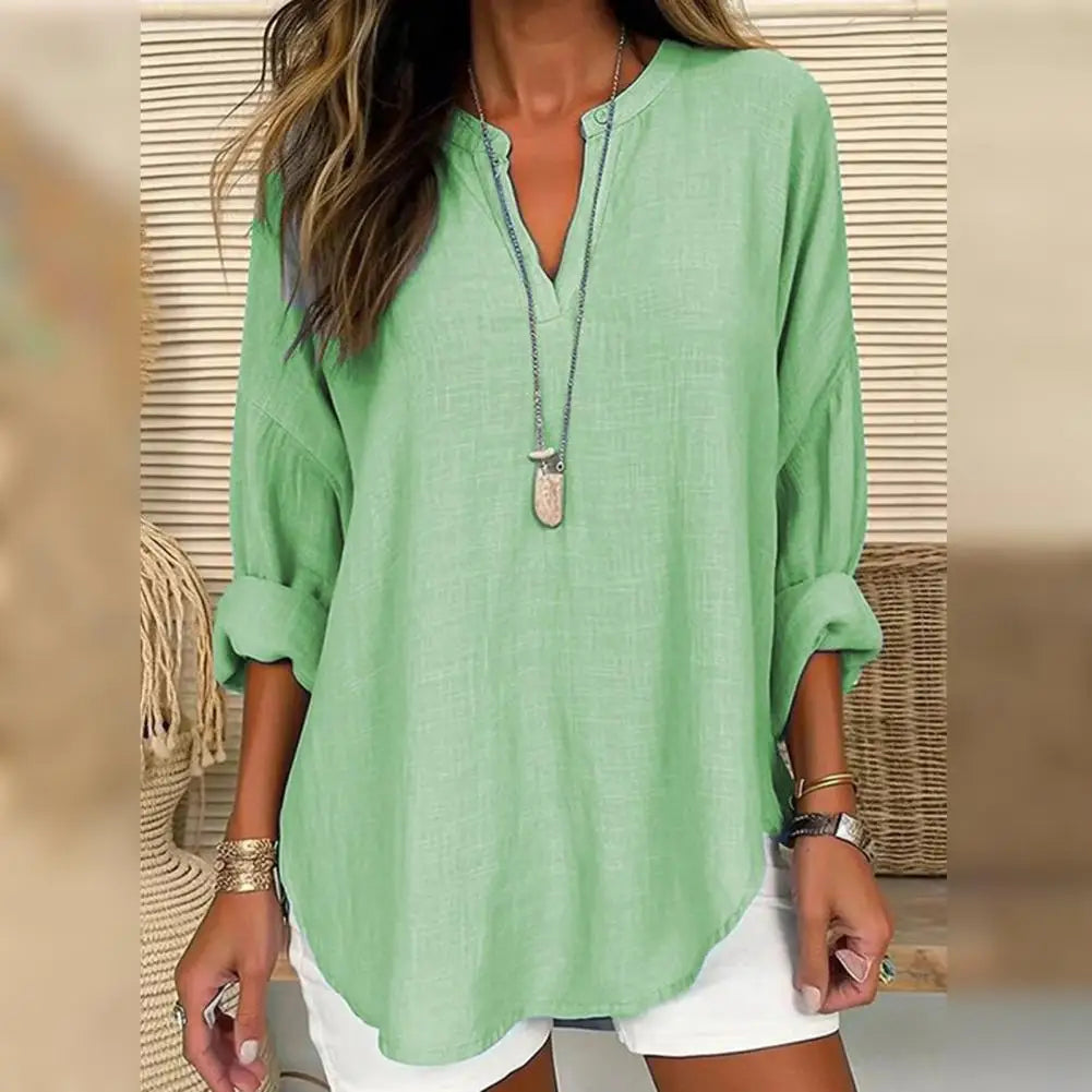 PENELOPE | Blouse à texture lin
