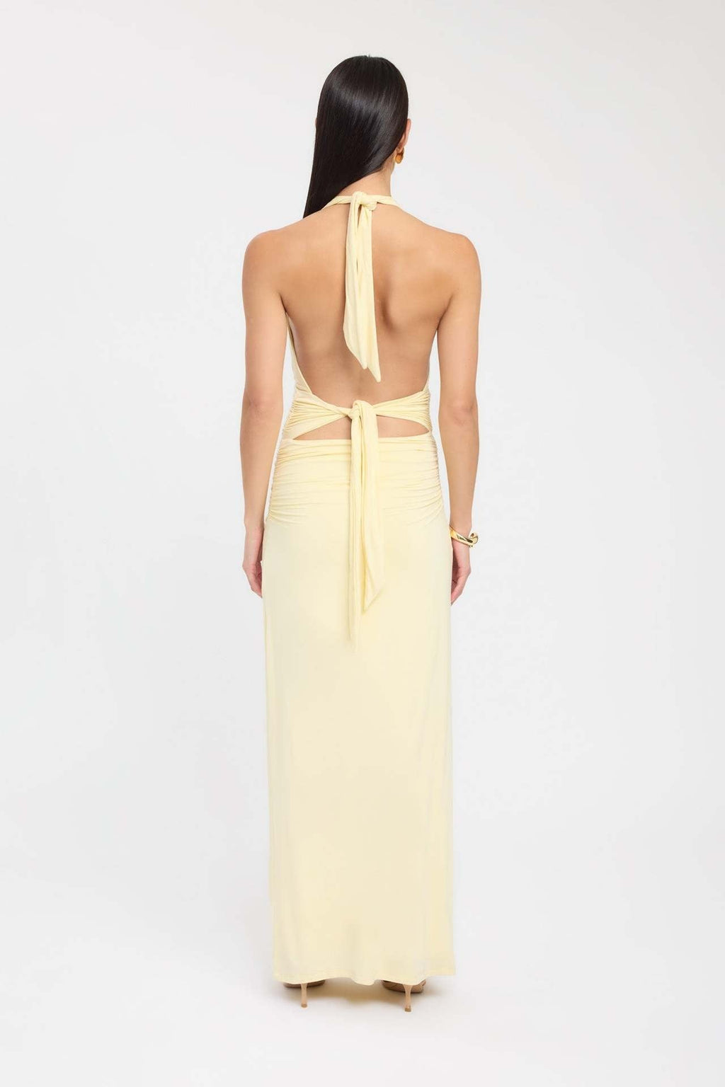 CARMEN | Robe Maxi avec Taille Froncée