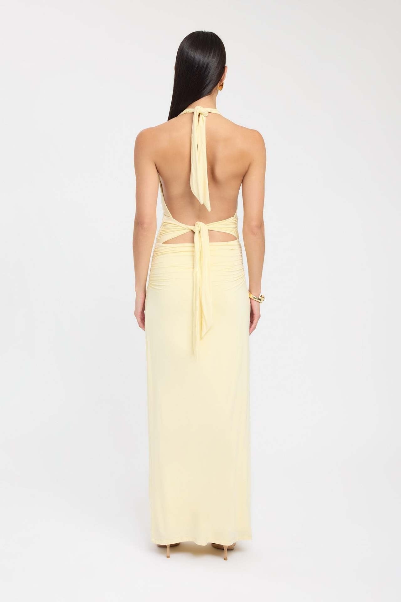 CARMEN | Robe Maxi avec Taille Froncée