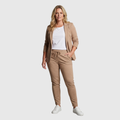 The Alina Suit — Chalk Blazer Set