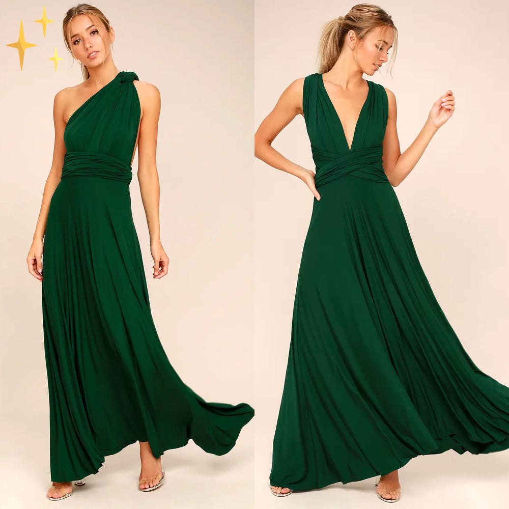 The Liora — Multiway Wrap Maxi Dress