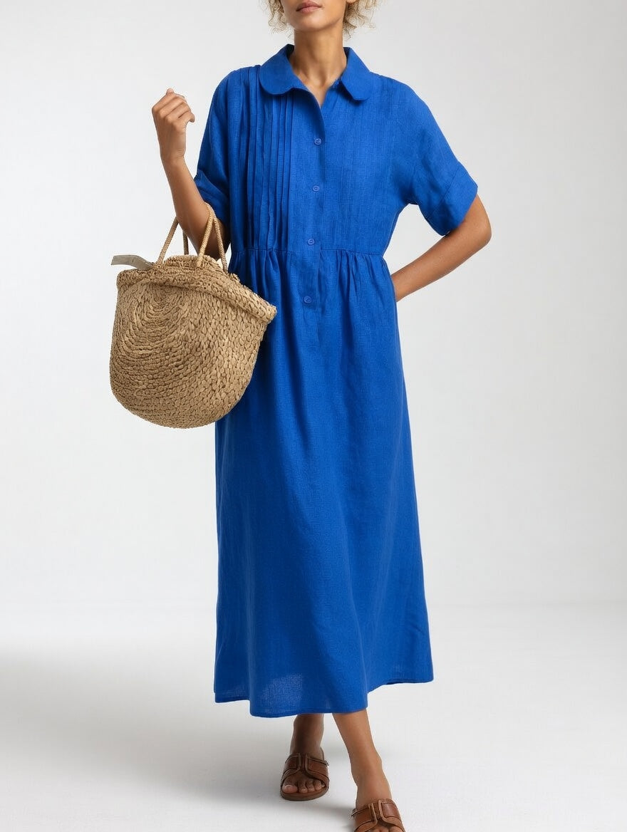 Lysandra™ - Robe chemise d'été légère et aérienne