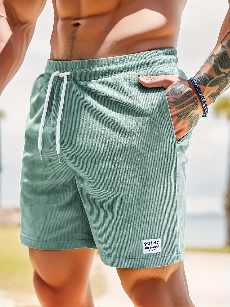 The Cael Corduroy Shorts — Forest