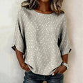Blouse décontractée à pois