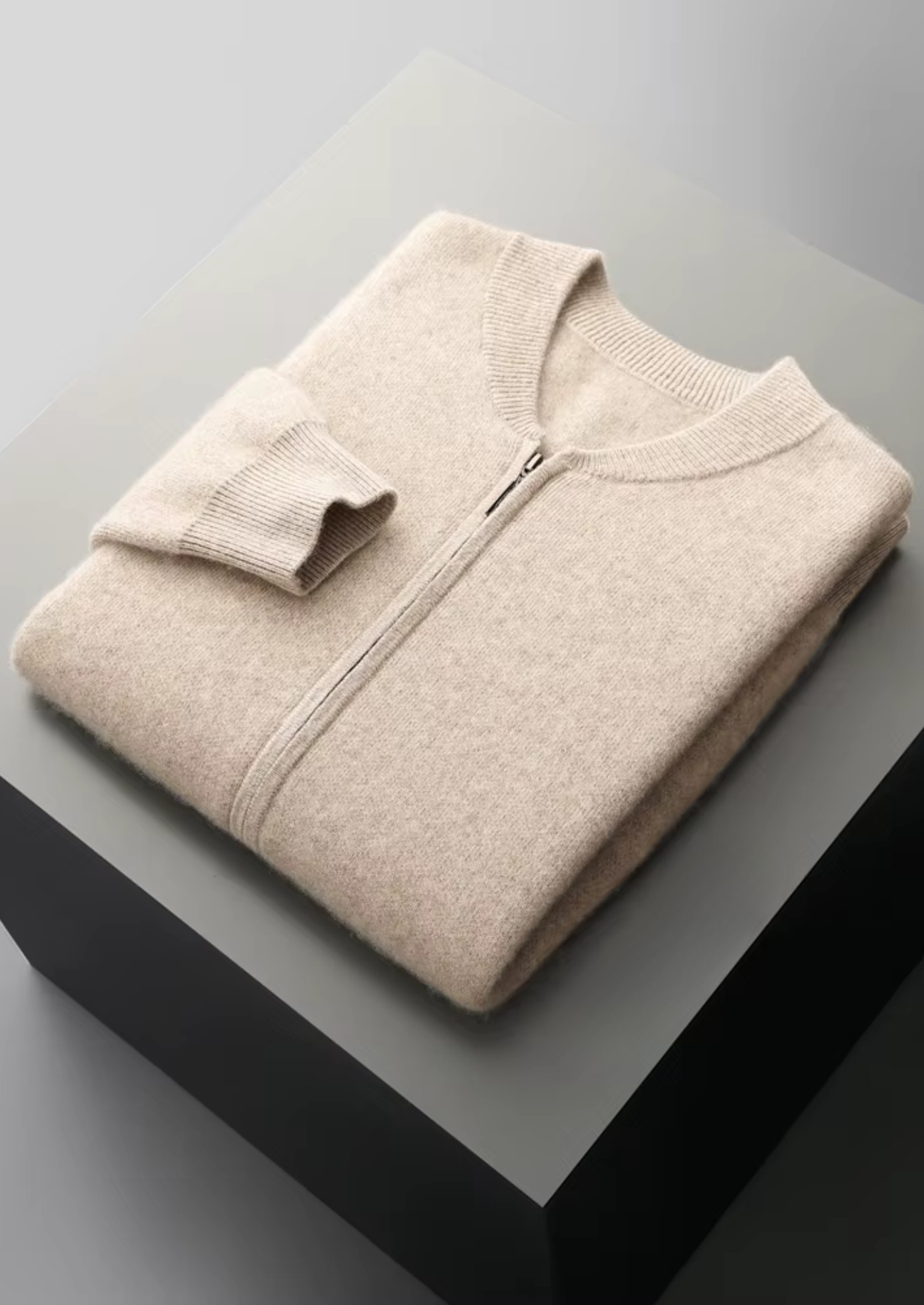PULL COL V EN LAINE MÉRINOS EXTRA-FINE PURE