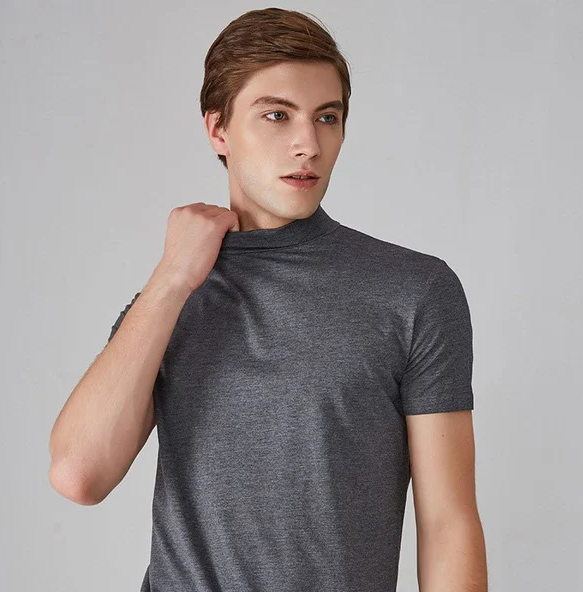 The Cael — Cloud Mock Neck Knit