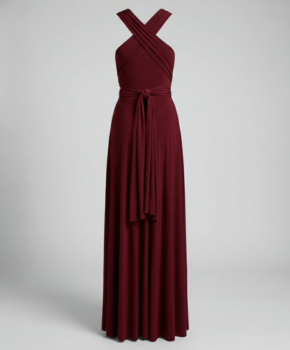 The Liora — Multiway Wrap Maxi Dress