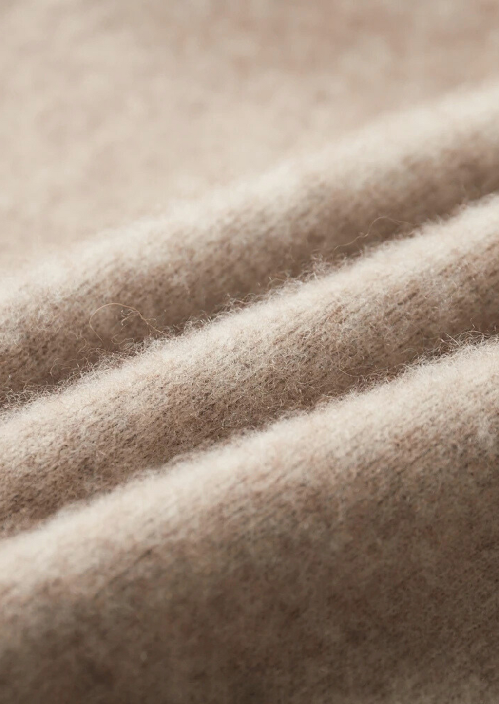Cardigan zippé bicolore en cachemire premium