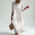 Améliane™ — Robe Midi Élégante avec Fins Détails