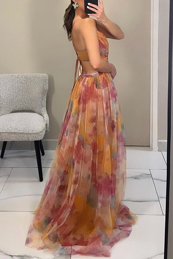 GISELLE | Robe Maxi en Chiffon