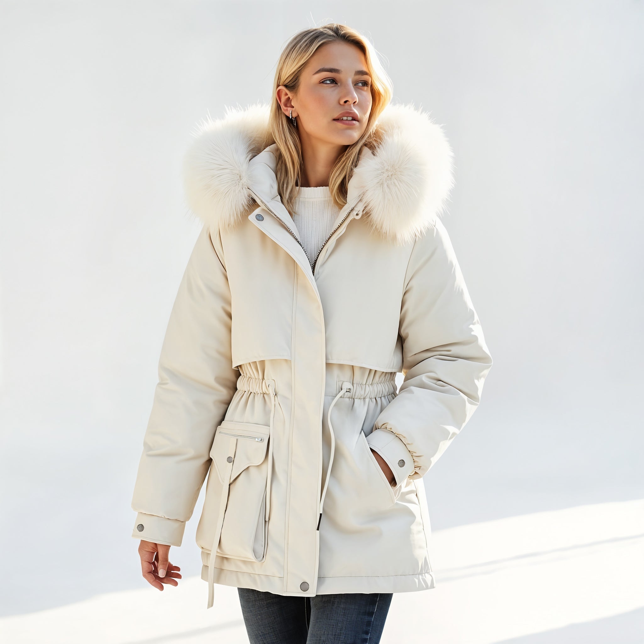 The Anouk Parka — Alpine Ivory