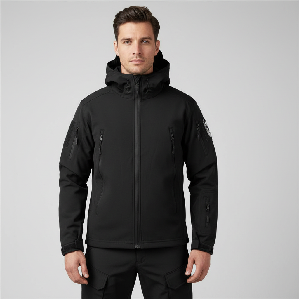 The Kaelen Set — Noir Tactical Jacket & Cargo Pants