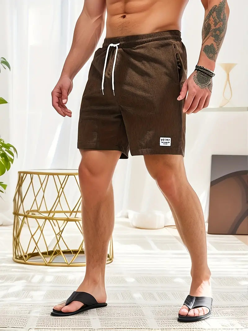 The Cael Corduroy Shorts — Forest