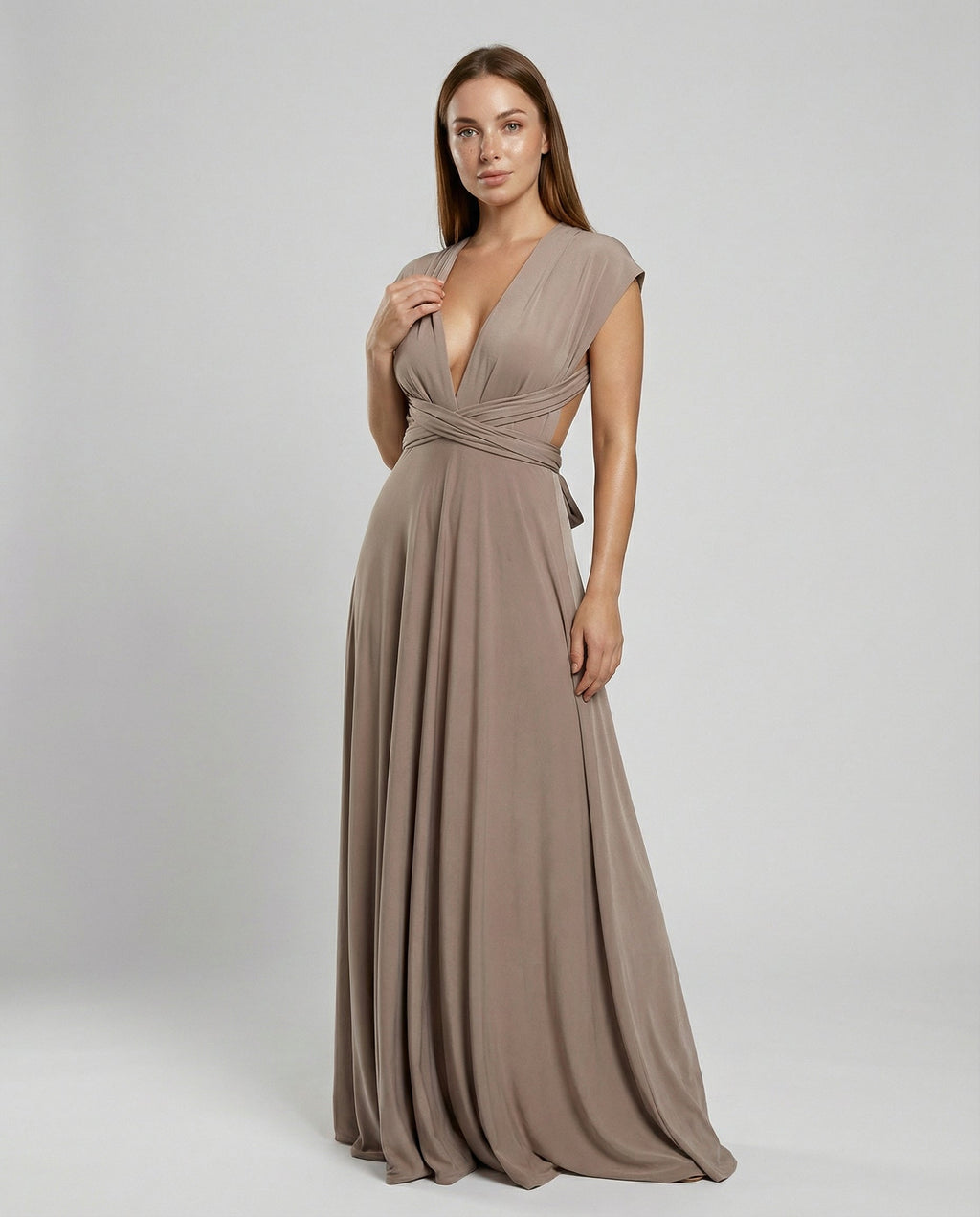 The Liora — Multiway Wrap Maxi Dress