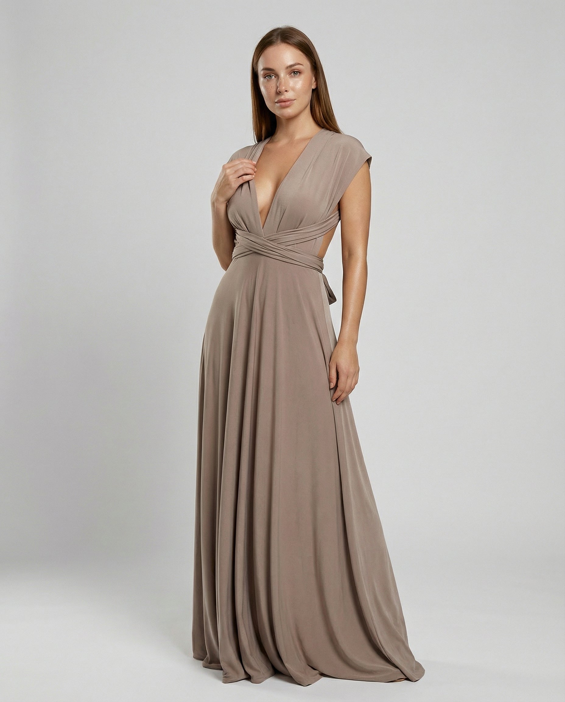The Liora — Multiway Wrap Maxi Dress