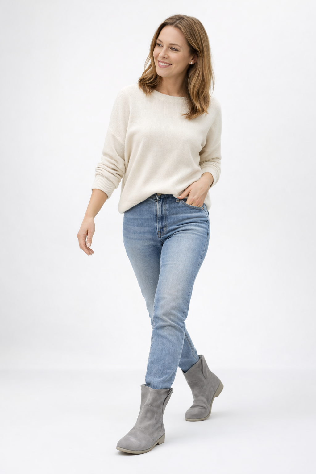 The Avani — Vintage Gray Cowboy Boot