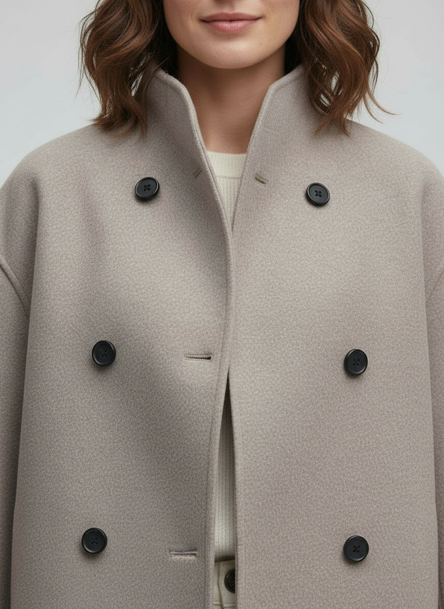 The Liora — Sand Wool Jacket