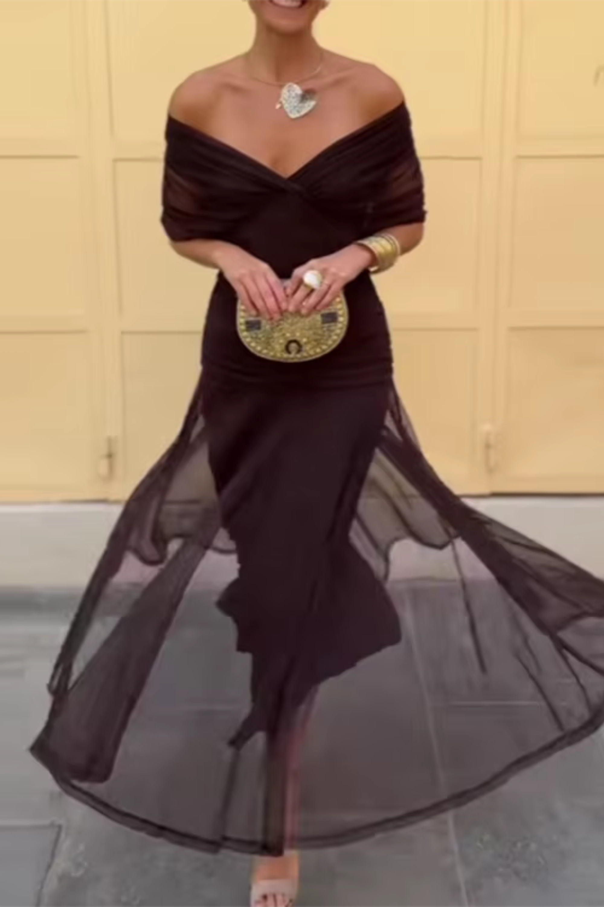 Lady™ - Robe portefeuille drapée