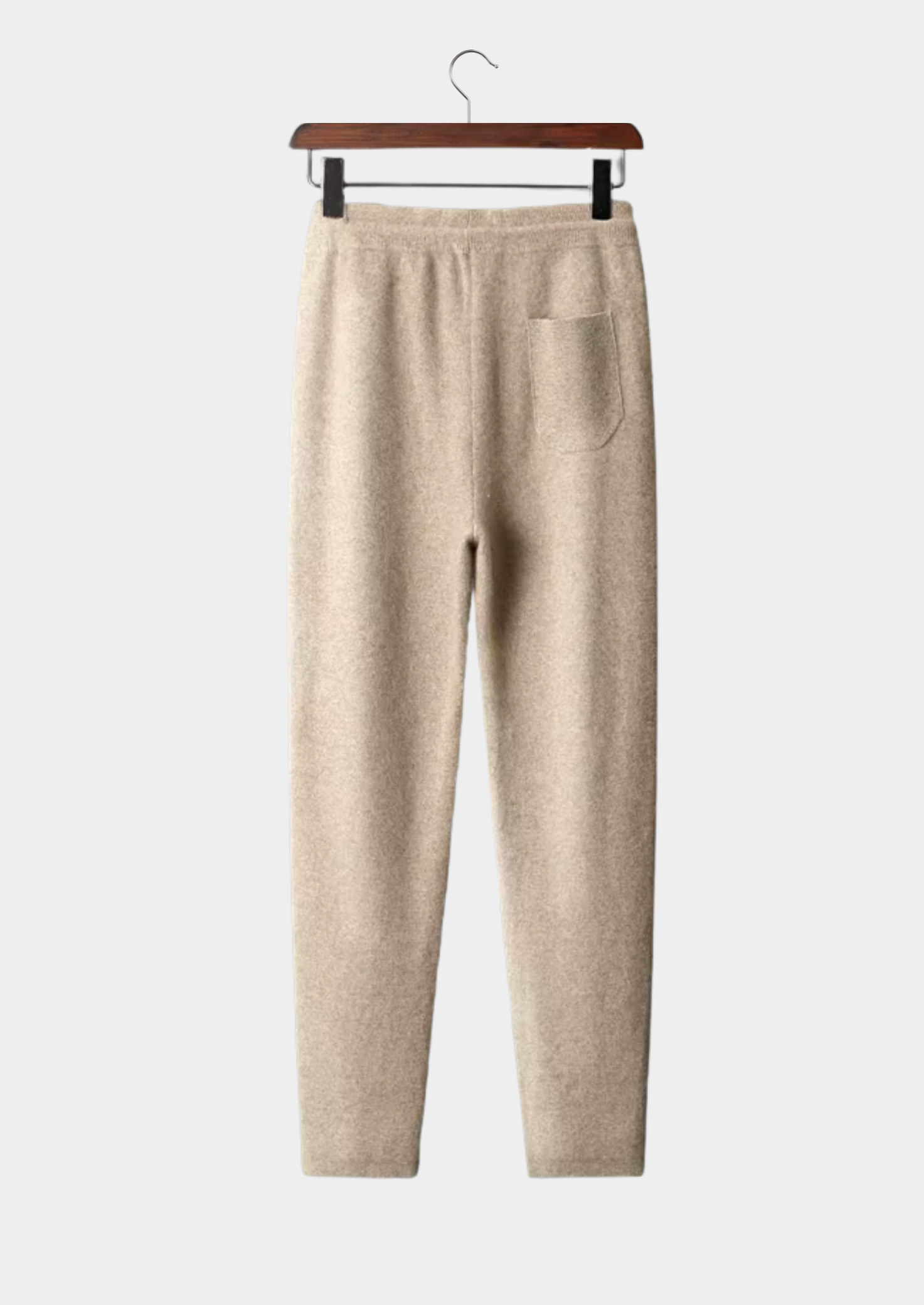 PANTALON PREMIUM PLISSÉ EN CACHEMIRE