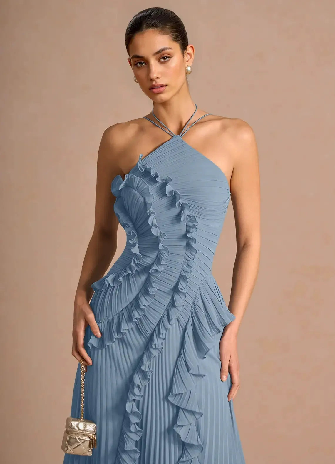LIYANA | Robe spirale à volants