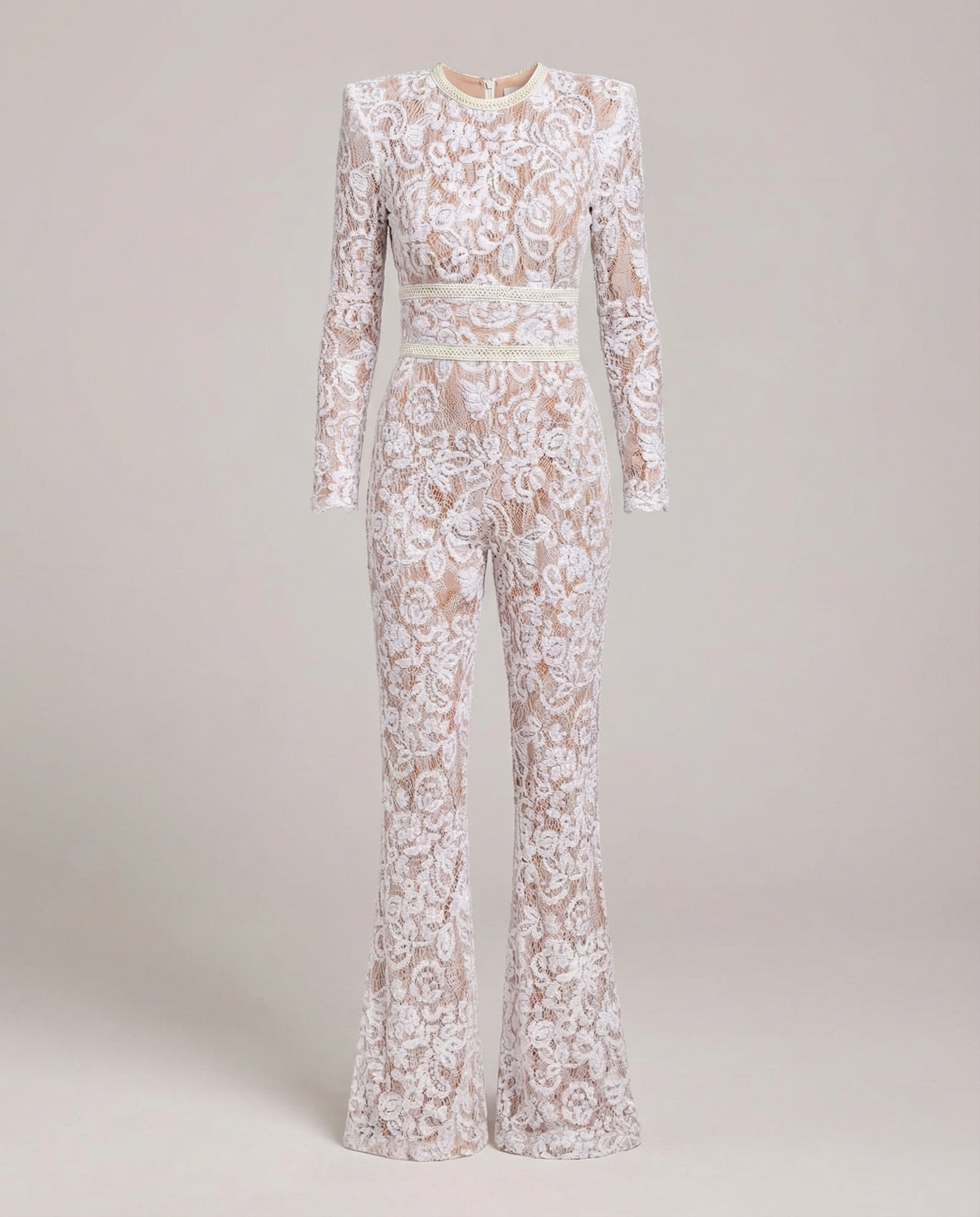 The Elira — Noir Lace Jumpsuit