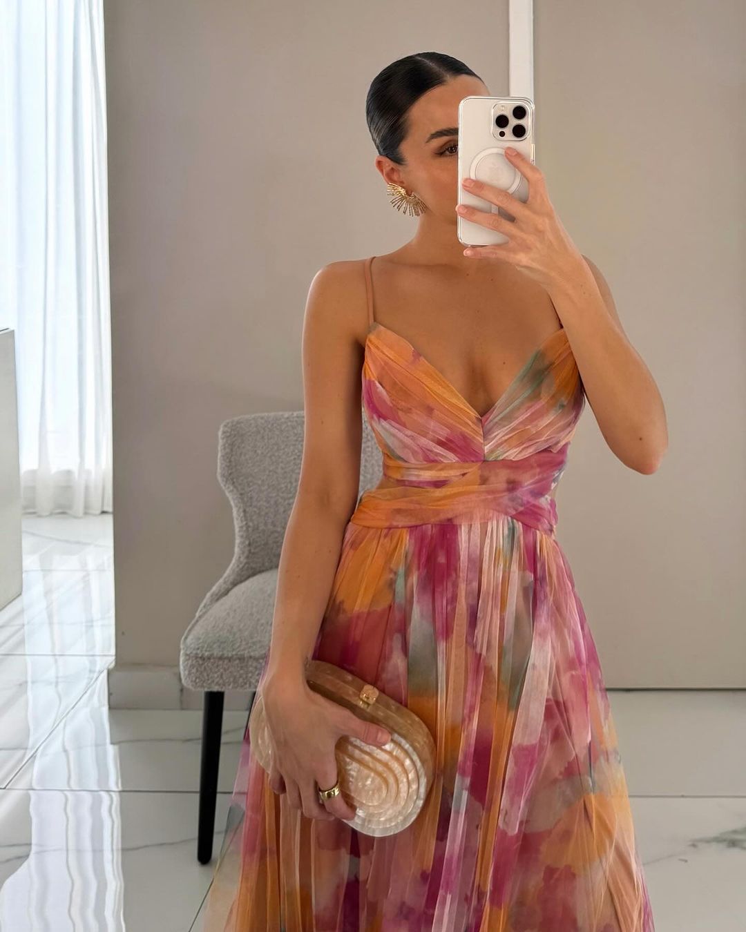 GISELLE | Robe Maxi en Chiffon