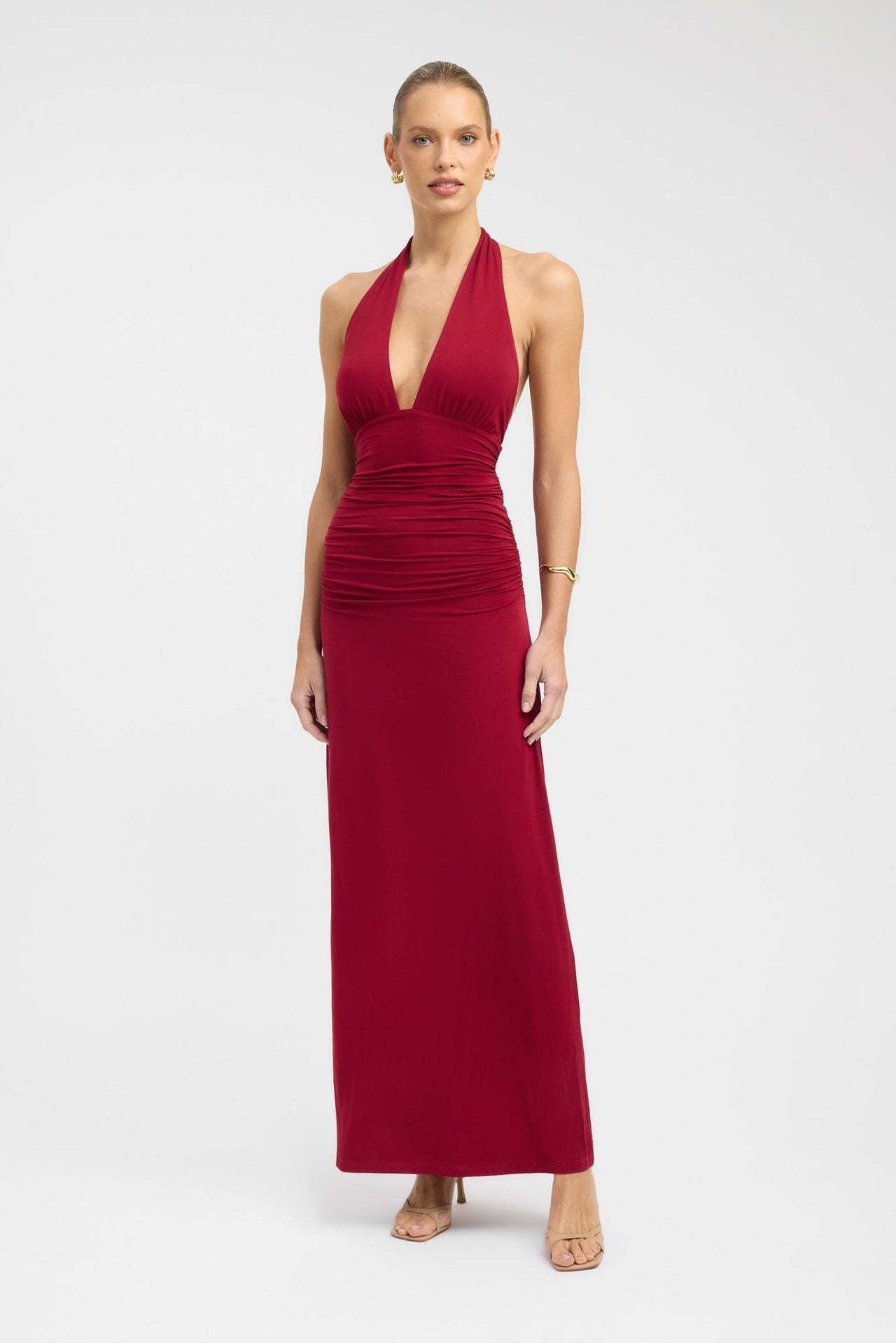 CARMEN | Robe Maxi avec Taille Froncée