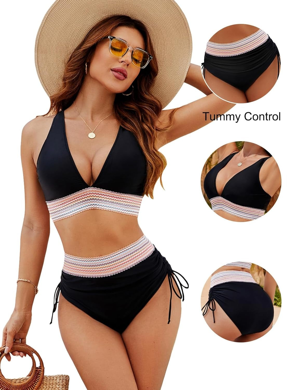 The Liora — Sculpt High-Waist Bikini