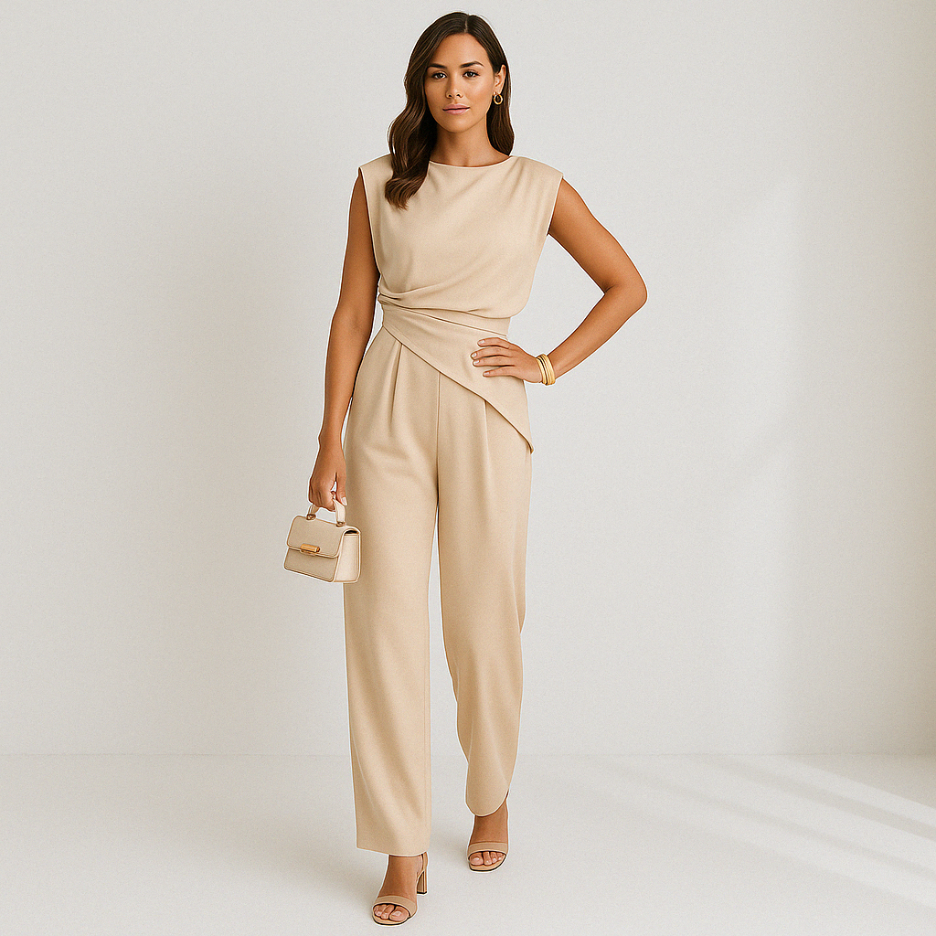 The Isela Set — Dune Wrap Trousers & Top