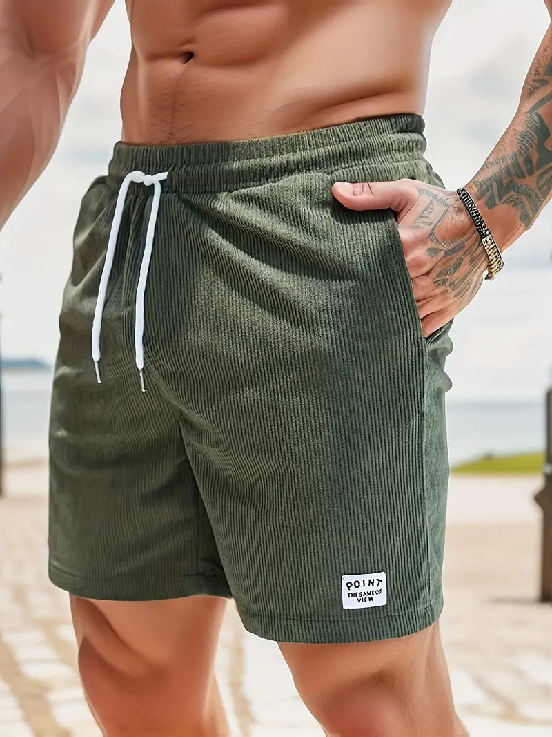 The Cael Corduroy Shorts — Forest