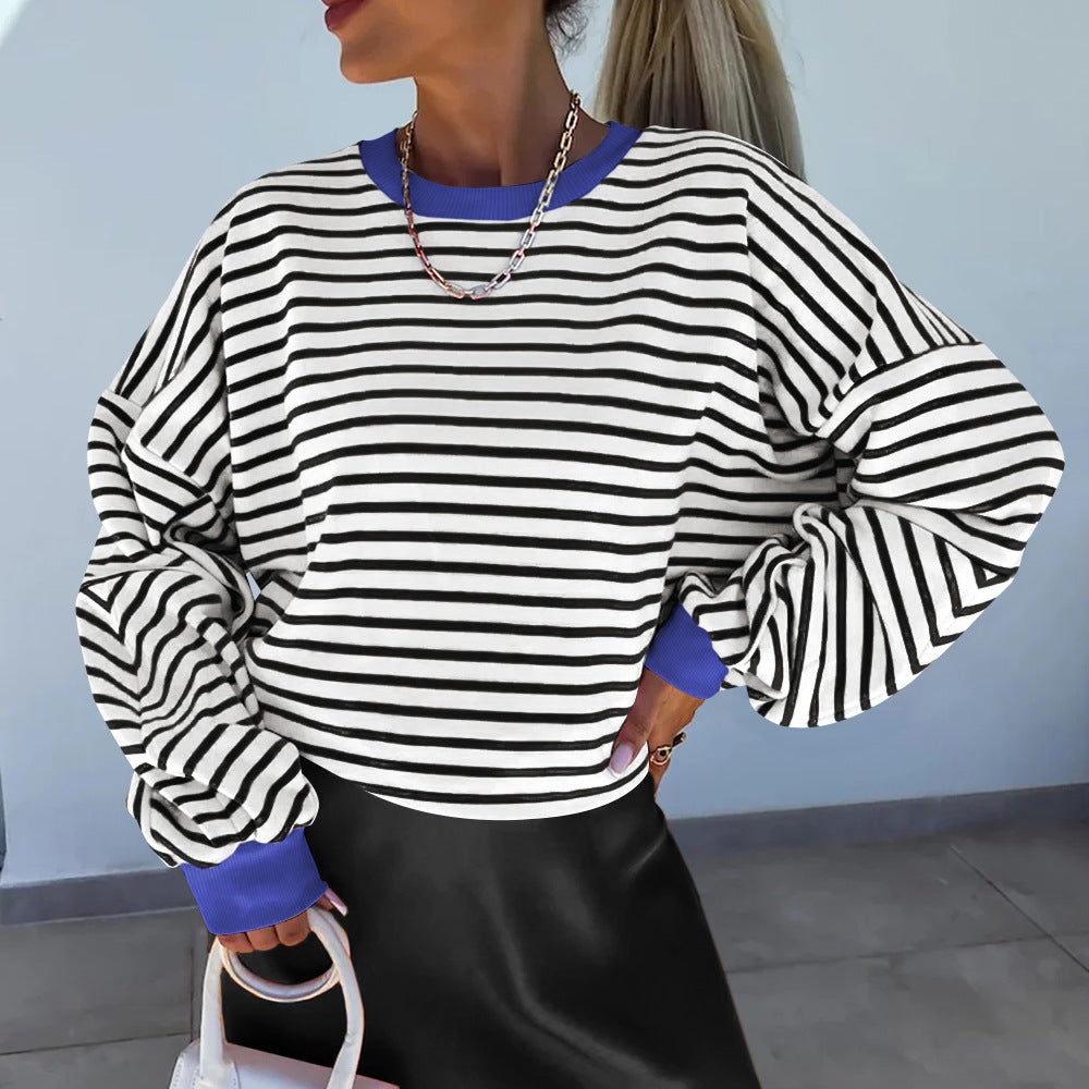 Eira — Balloon Sleeve Crew Sweatshirt