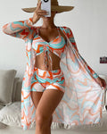 Laluna® | Ensemble Bikini Imprimé 3 Pièces