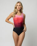 The Flora Ombre — Athletic One-Piece Swimsuit