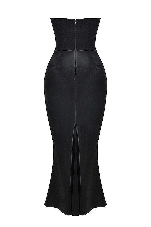 Persephone — Ivory Strapless Corset Gown