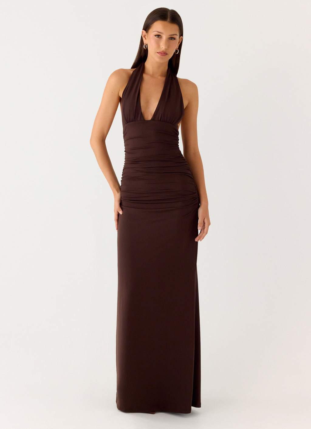 CARMEN | Robe Maxi avec Taille Froncée
