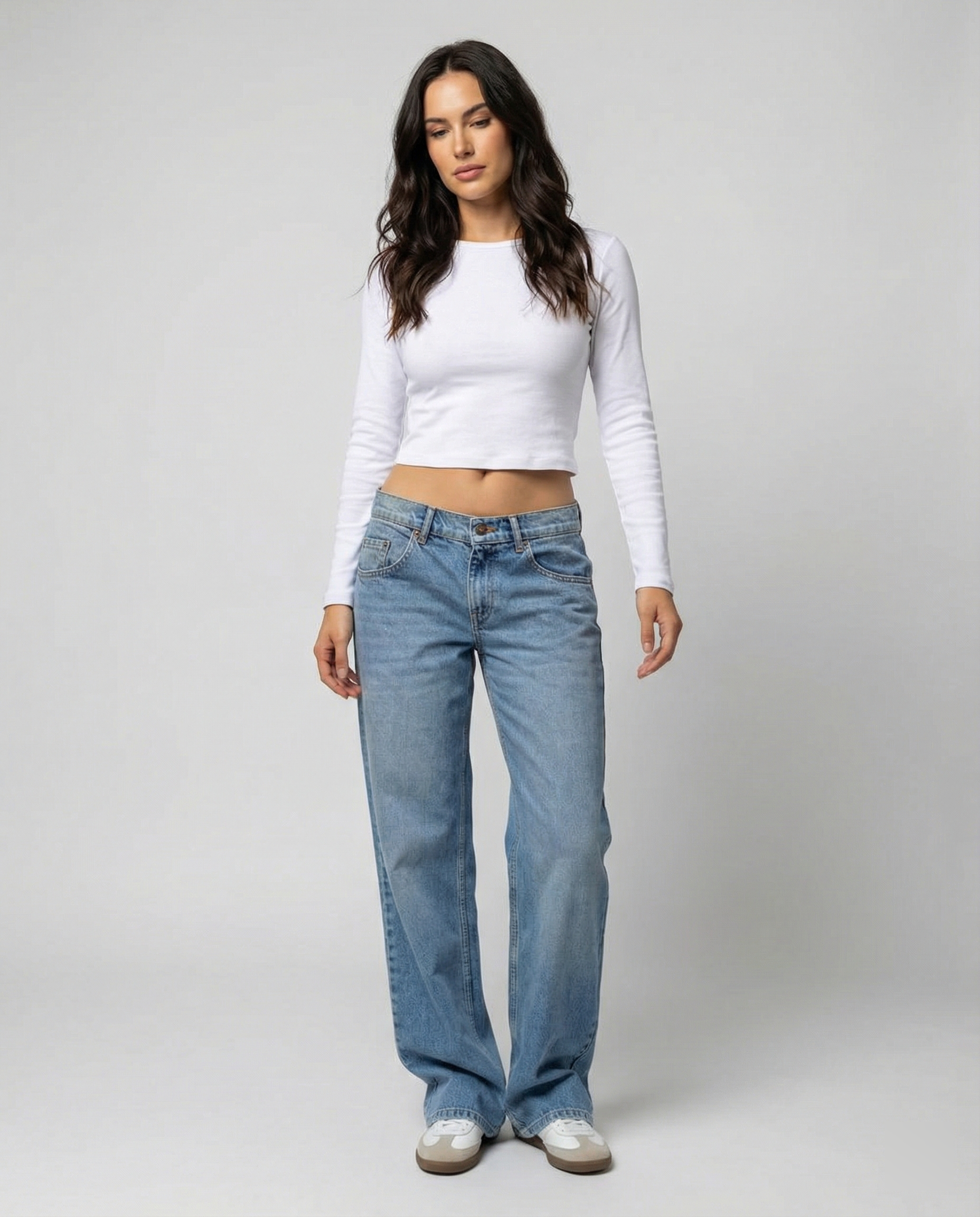 Imani — Retro Blue Boyfriend Jeans