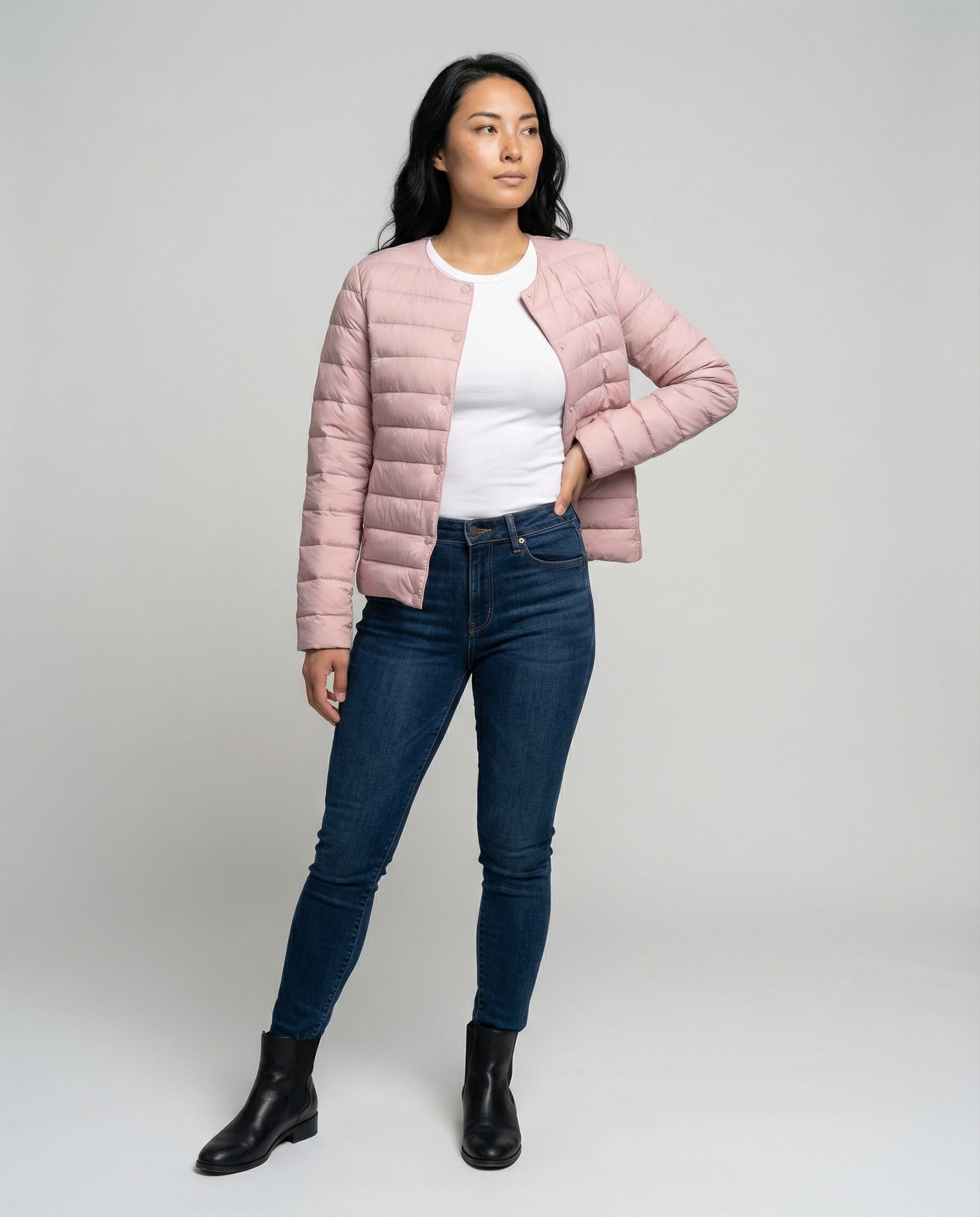 The Liora Quilted — Blush Pink