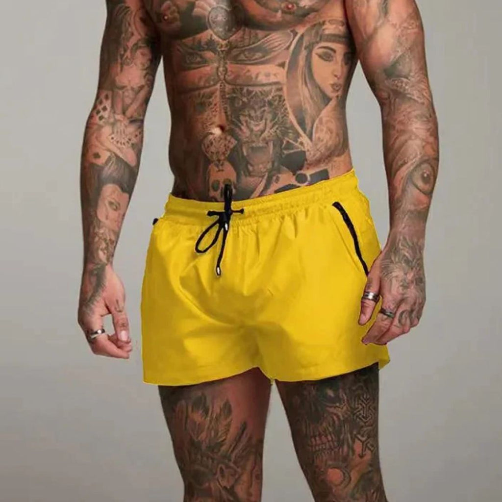 The Cael Quick-Dry Shorts — Burgundy