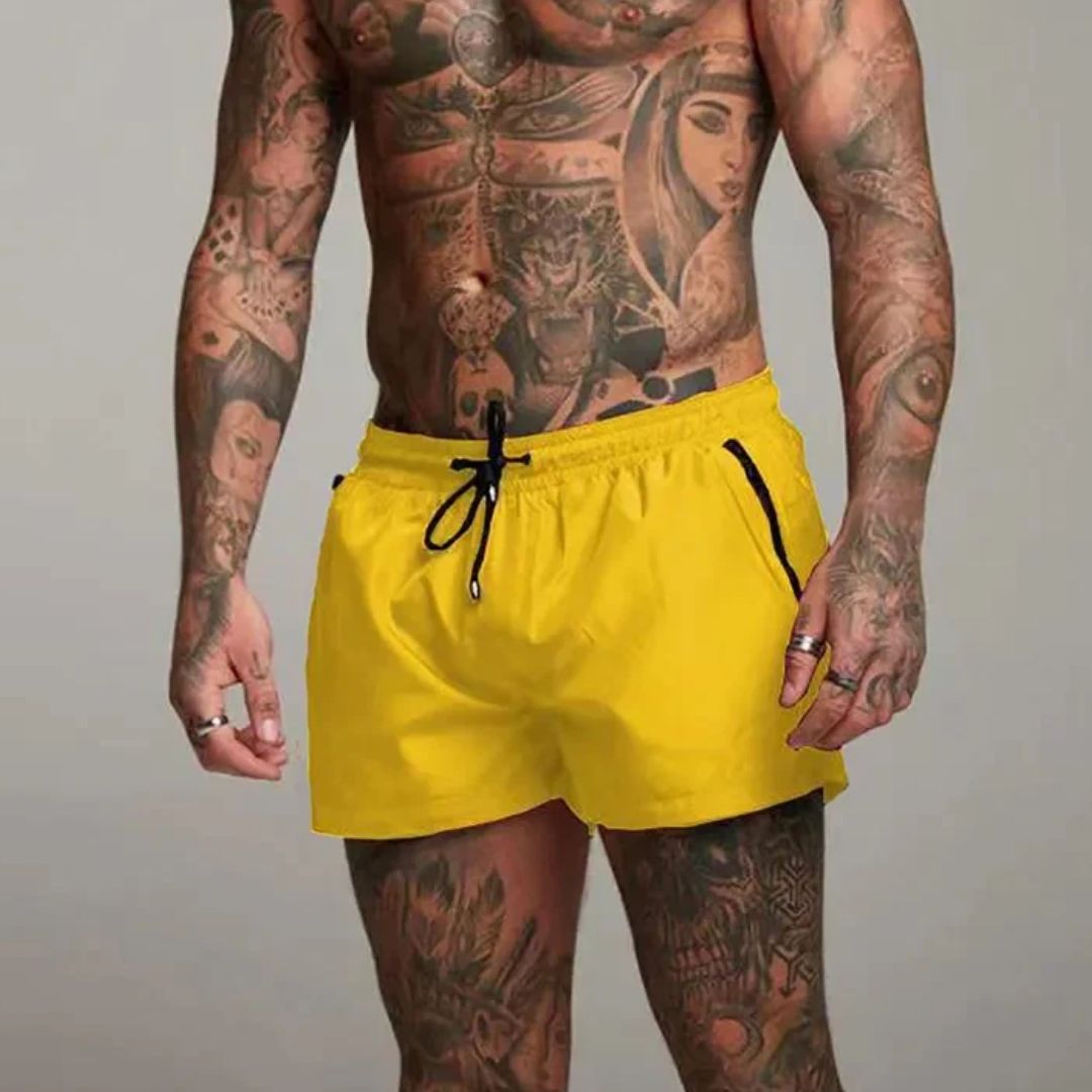 The Cael Quick-Dry Shorts — Burgundy
