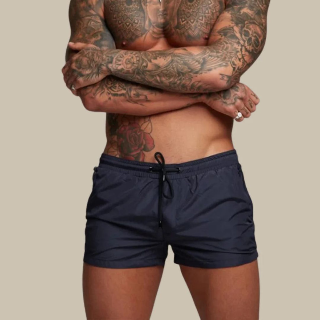The Cael Quick-Dry Shorts — Burgundy
