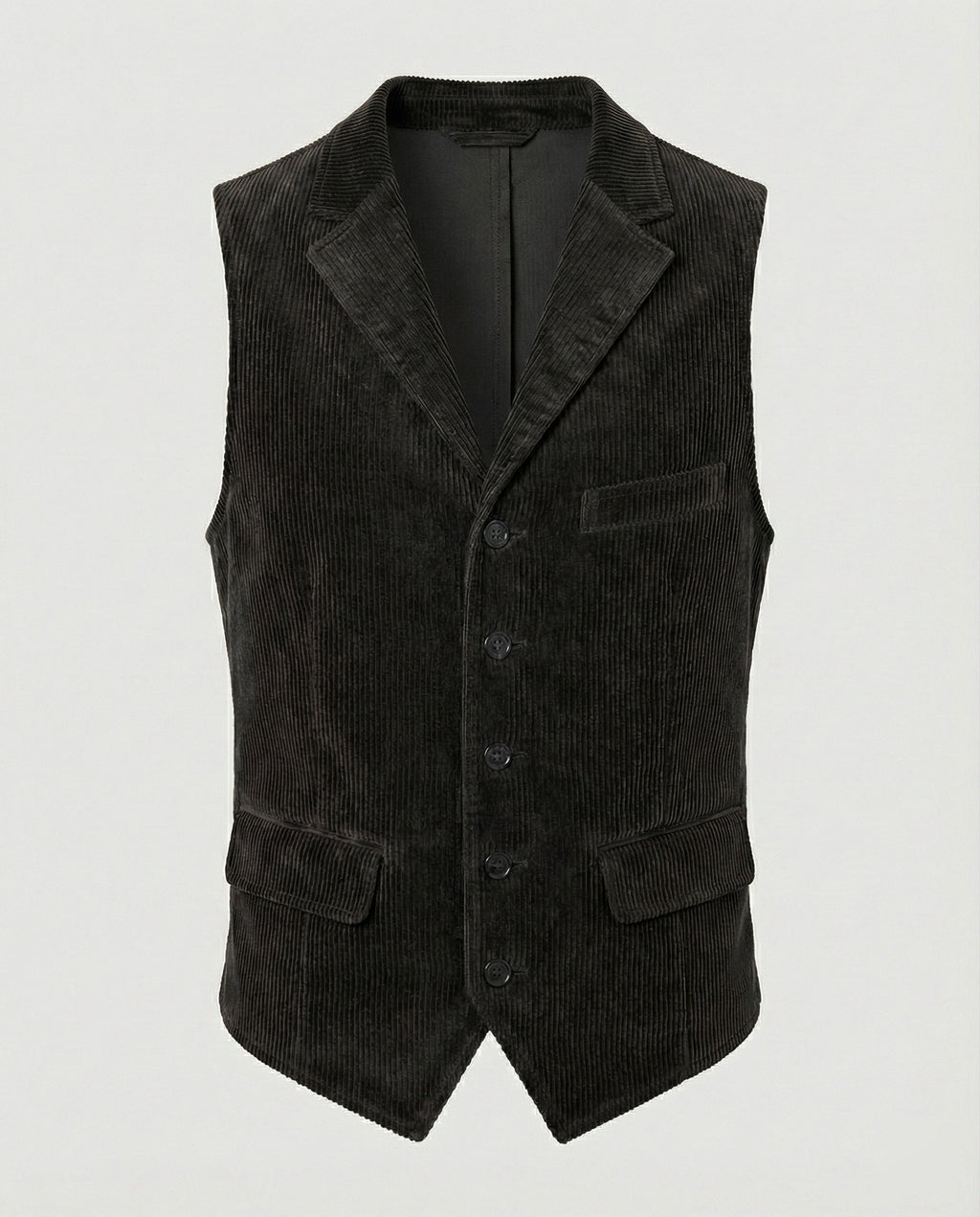 The Oren Corduroy Vest — Chestnut