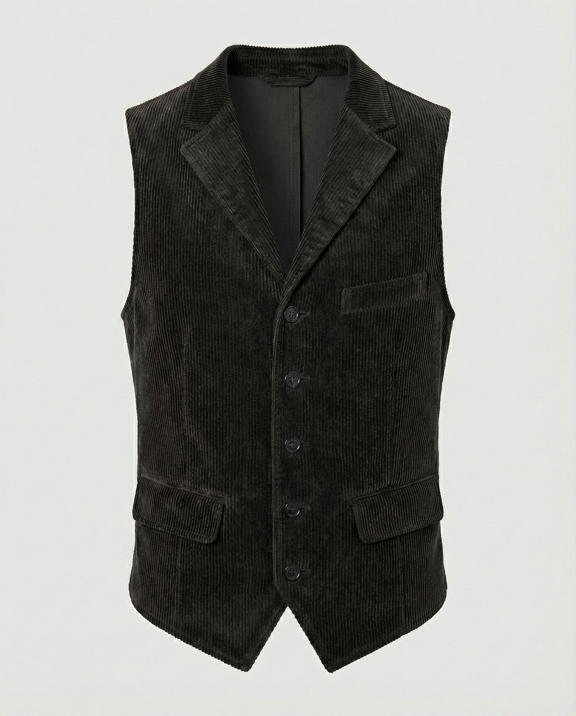 The Oren Corduroy Vest — Chestnut