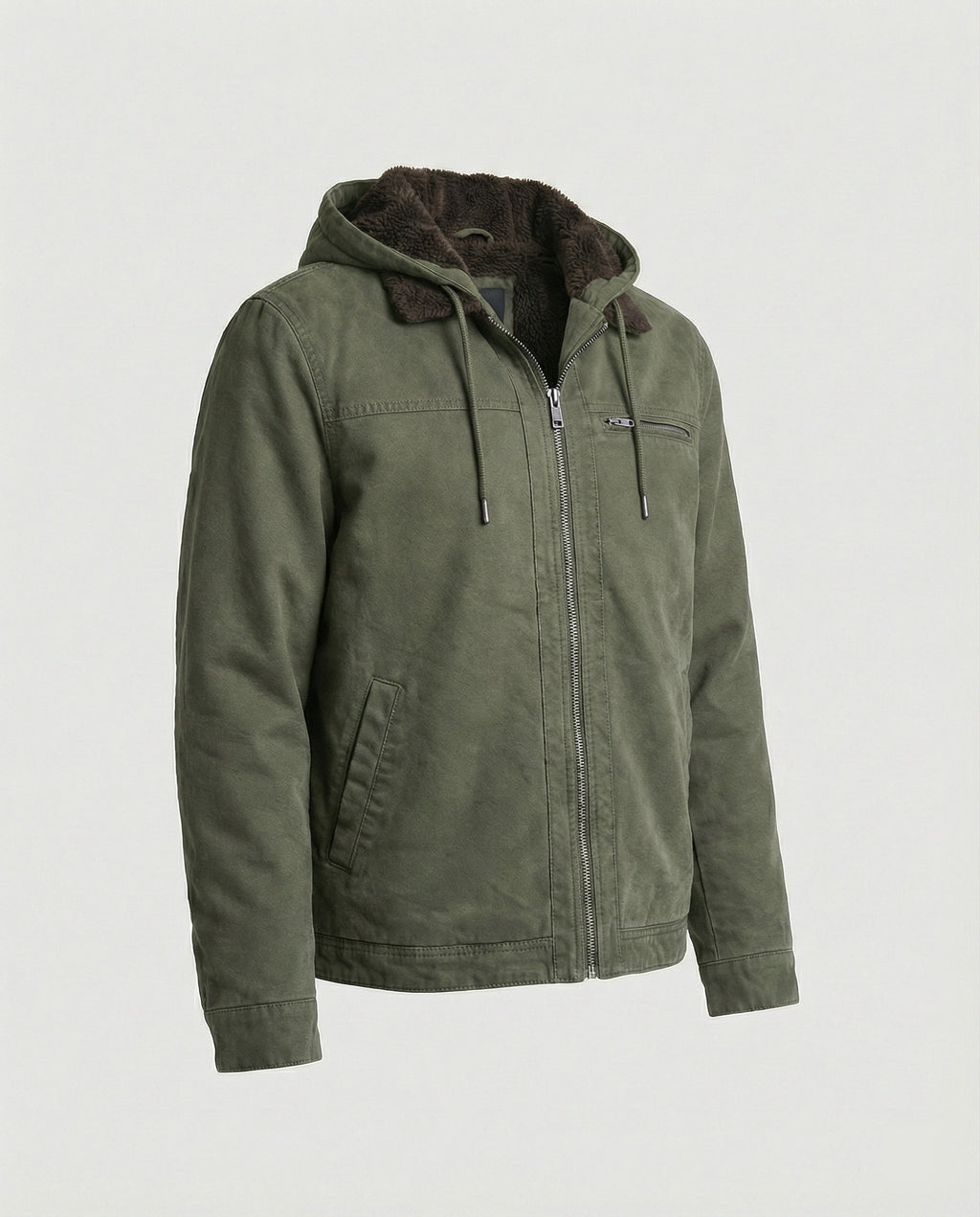 The Einar — Slate Hooded Jacket