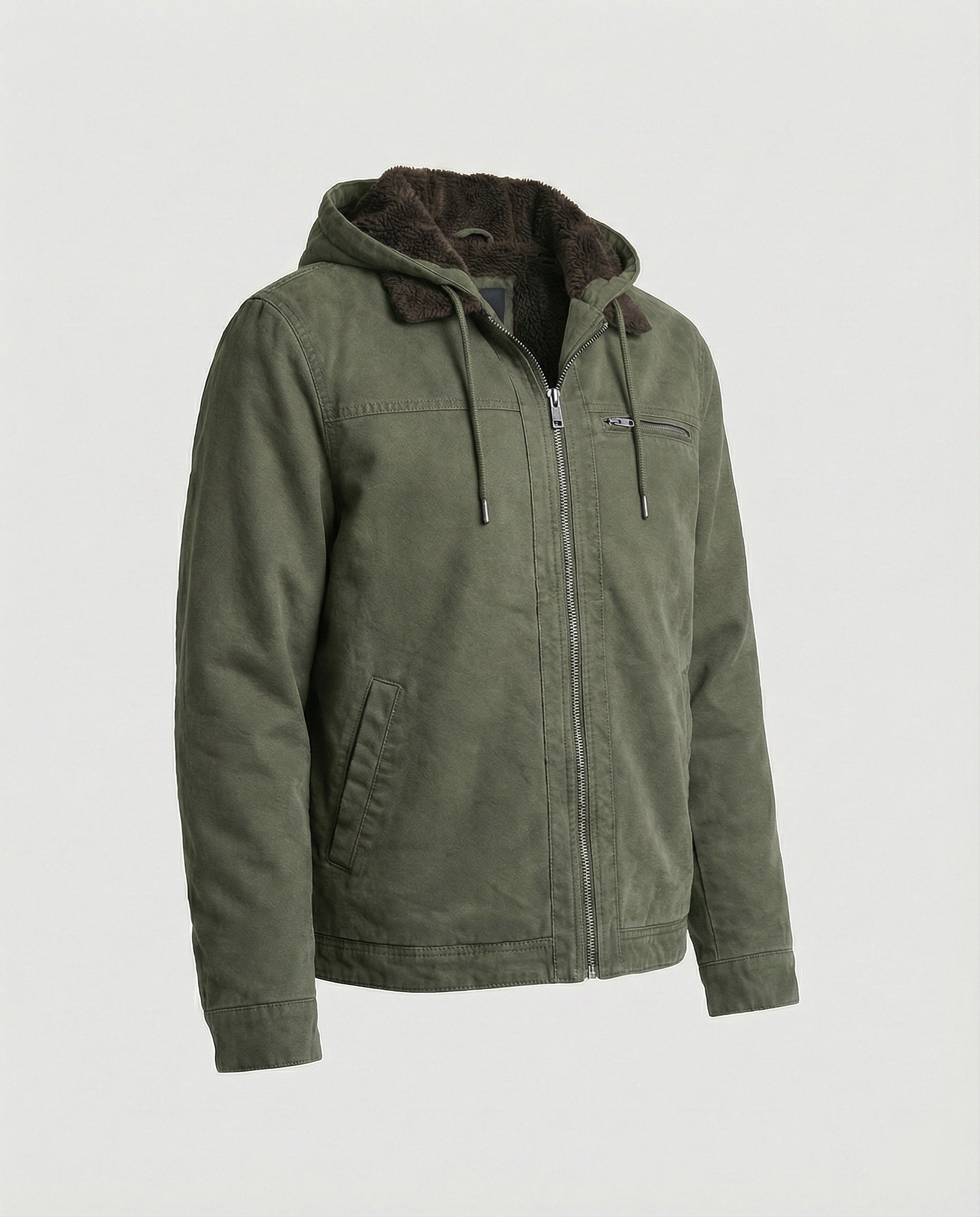 The Einar — Slate Hooded Jacket